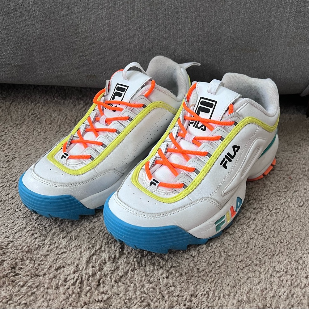 Fila Disruptor II Neon Sneakers